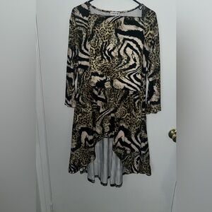 Nuggles Leopard Skirt & Blouse Set